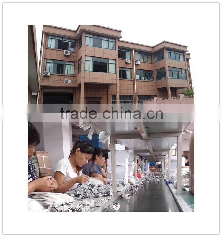 LED rainfall bathroom shower head with temperature display