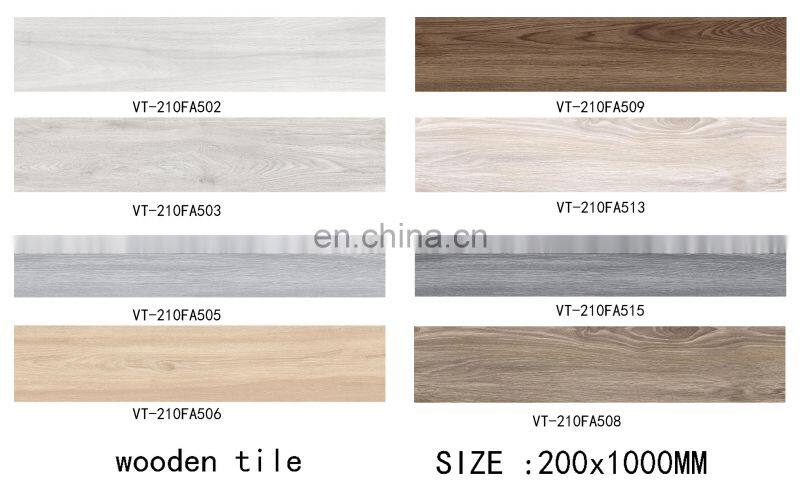 anti slip bedroom floor tile wood look porcelain wood tile 200x1200mm
