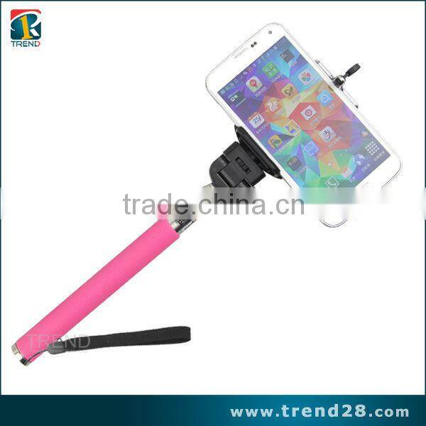 phone camera bluetooth aluminum stick selfie monopod for iphone