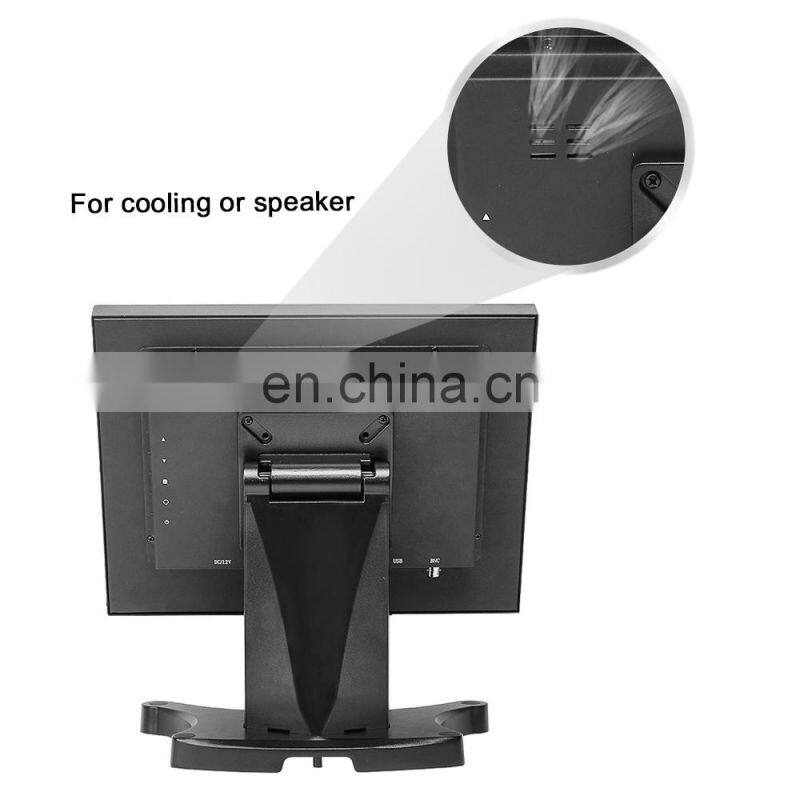 17" LCD Monitor Computer PC Display 4 Wire Resistive Touch VGA+USB Wholesale