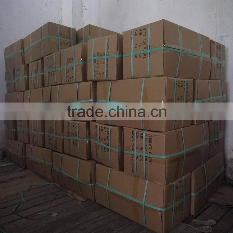 BC grade cow split leather reinforcemment palm industrial working gloves for rigger