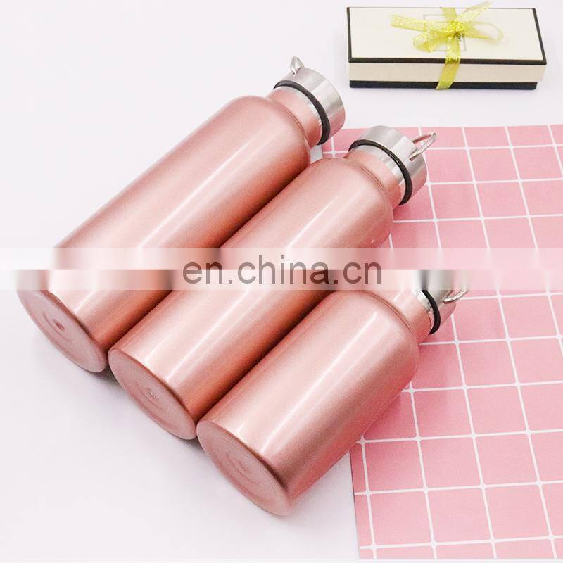 Hangzhou Watersy Personalize 500 ml Blue Color Stainless Steel Water Bottle Special Gift for Boyfriend