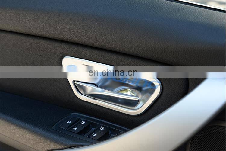 4pcs ABS Chrome Interior Door Handle Bowl Trim Cover Sticker For BMW 3 4 Series f30 f32 f35 316i 318i 320li Accessory