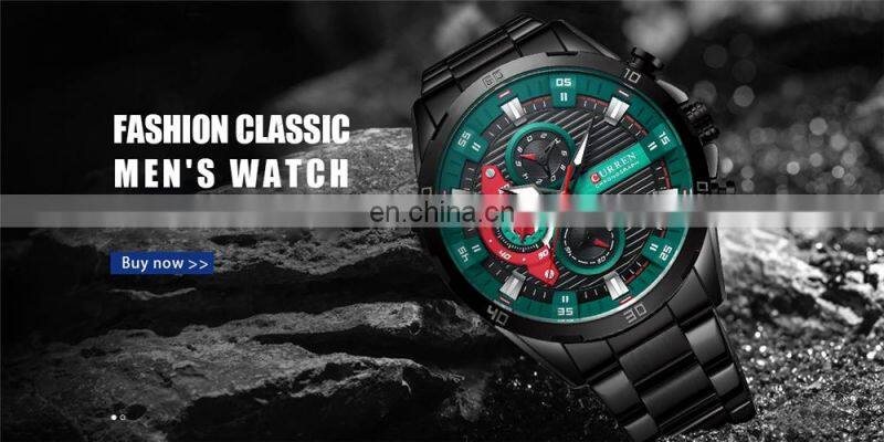 CURREN 8402 Men Quartz Watches New Model Fashion Luxury Brand Stainless Steel Strap Men Wrist Watch