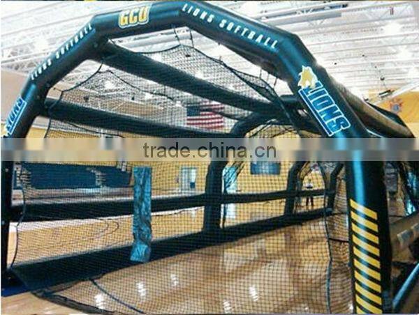 Portable funny adult sports game inflatable batting cage