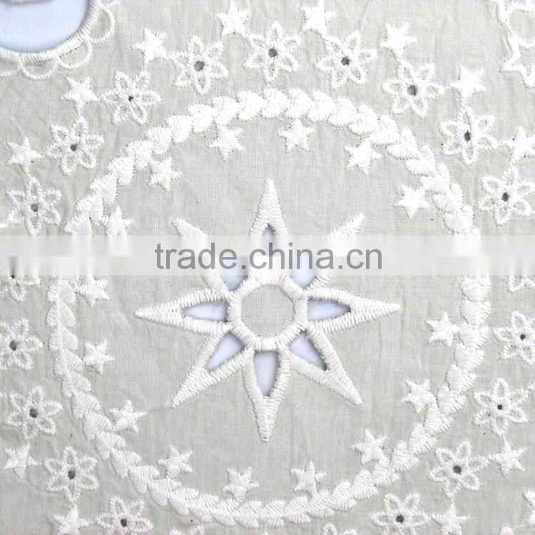 Latest design customized moon and star pattern micro fiber polyester cotton fabric