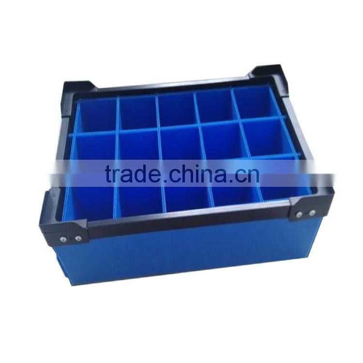 plastic handles corrugated boxes,folding corrugated plastic box,corrugated plastic storage box