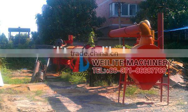 High Efficiency 0.8*10m Drum Dryer Used In Drying Sand