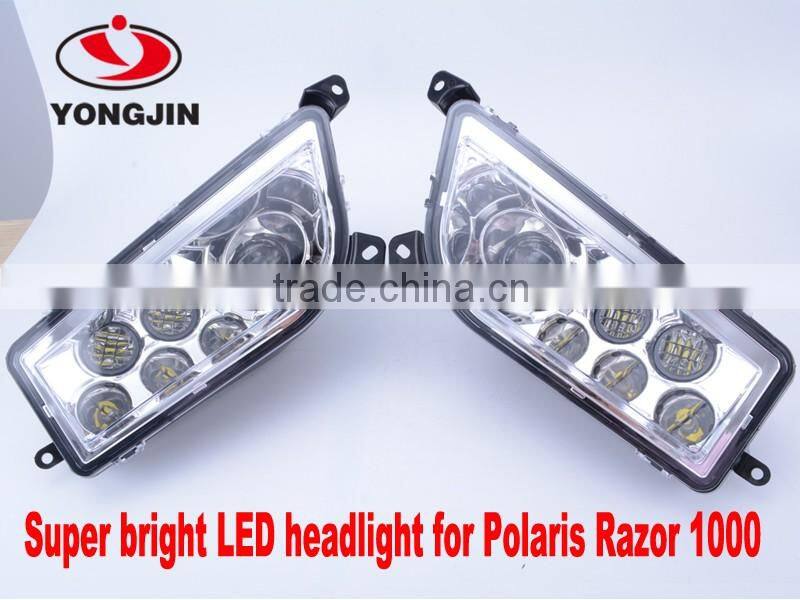 High Intensity Spot LED Headlight Fit For Polaris RZR XP1K RZR 1000 RZR900