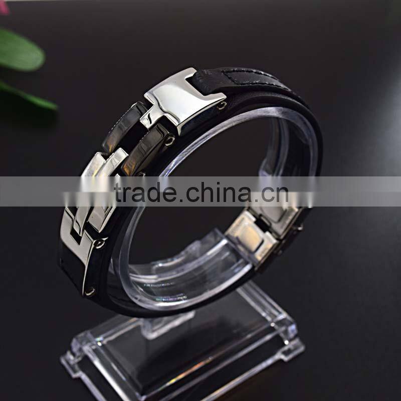 china jewelry wholesales leather fashion bracelet