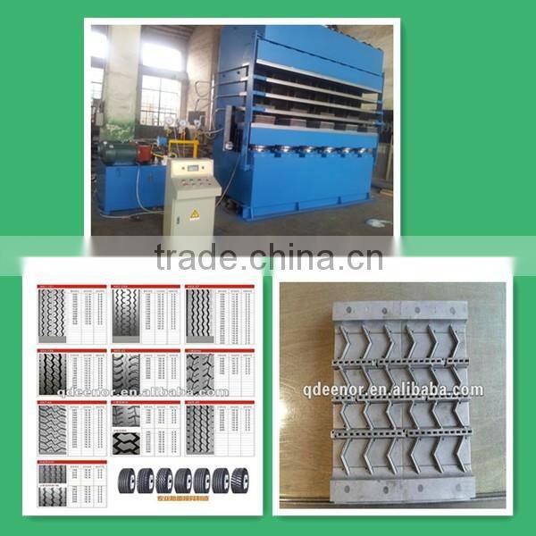 Jaw Type Vulcanized Tyre Tread Press
