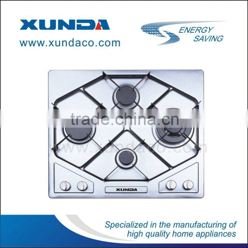 4 burner built in gas hob gas cooker with CE