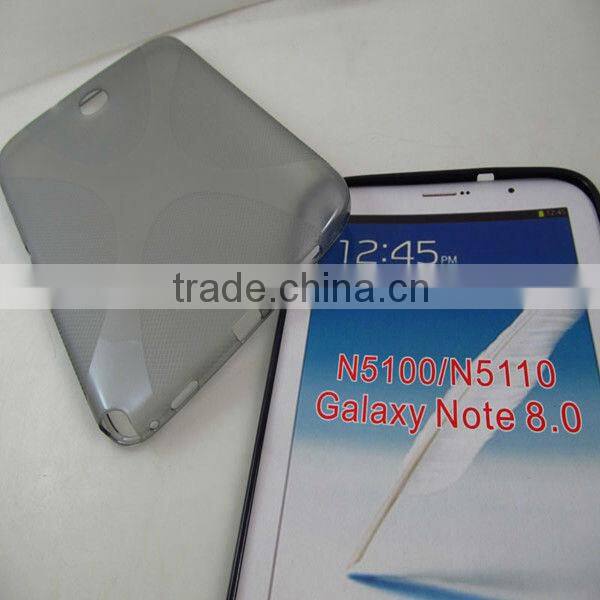 New Fashion Hot selling X shape TPU Case For Samsung Galaxy N5100 case