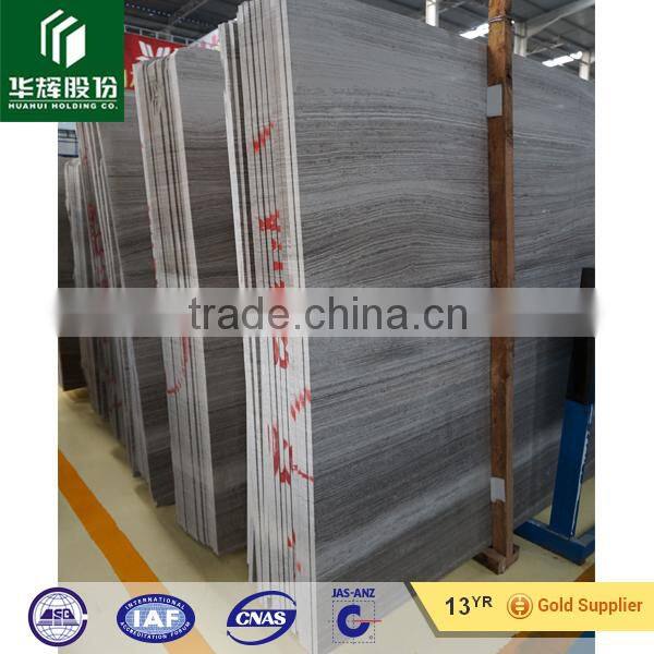 Cheap price Grey Marble Slabs Tiles Grey Wood Vein Marble