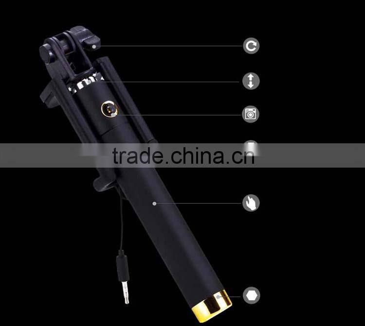 2015 New products foldable selfie stick monopod for iphone