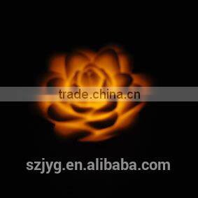 Color Changing Flower Shaped Floating Candles Flashing Flashing Plastic Toy Flower Shape Led Candle