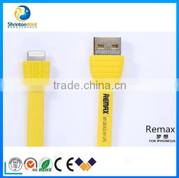 For iPhone6 REMAX USB data cable 2.1A mobile phone charger cable with factory price