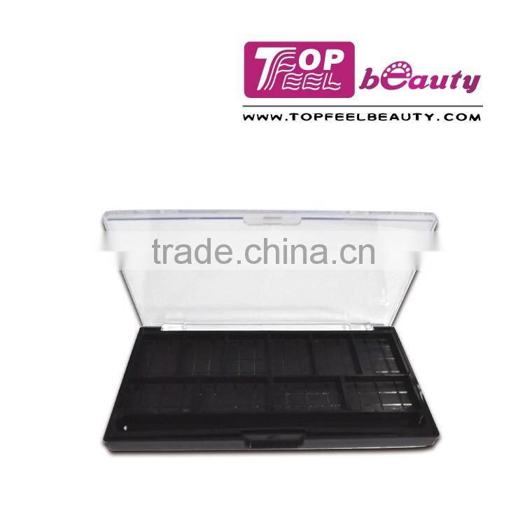OEM 10 well eyeshadow & face powder palette makeup container