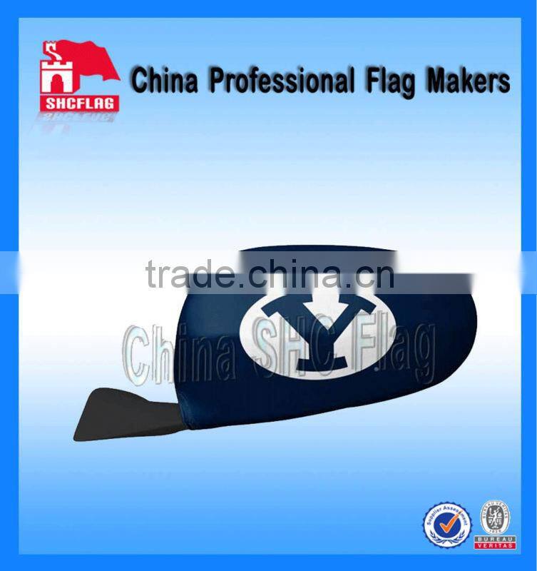 Decorative and fashionable mirror cover flag