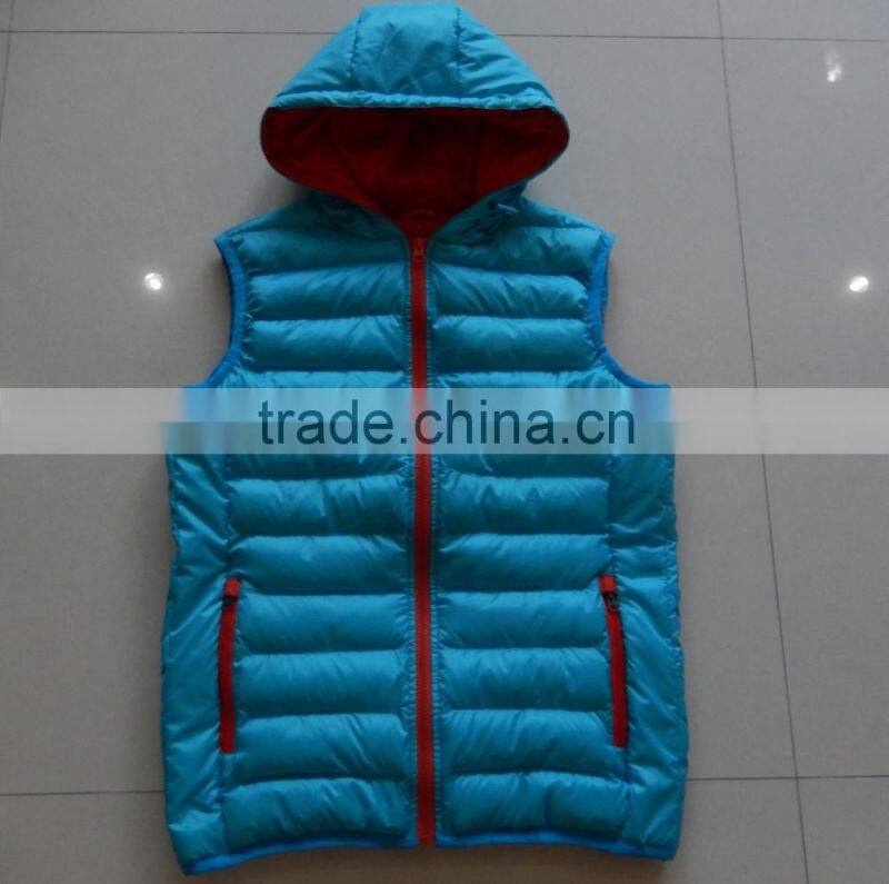 winter 100% polyester wholesale vest men custom