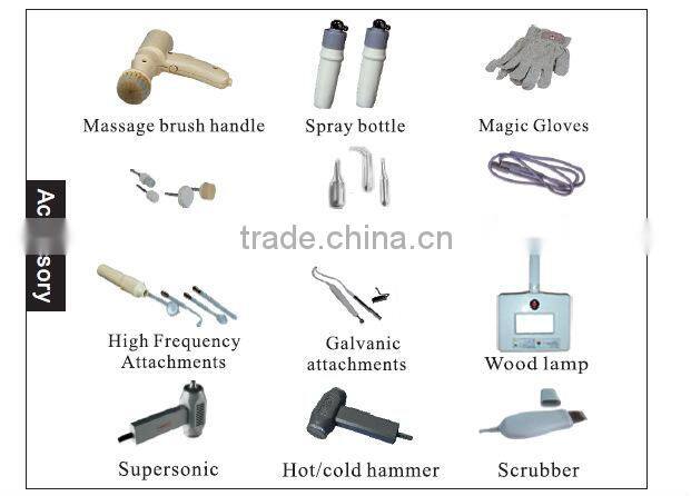 BU-1201B 12 in 1 most effect facial skin care colligate instrucment