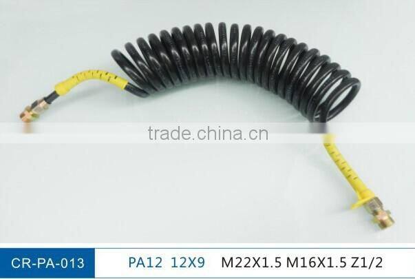 Trailer air brake coils PA12 nylon tubing suzi hose