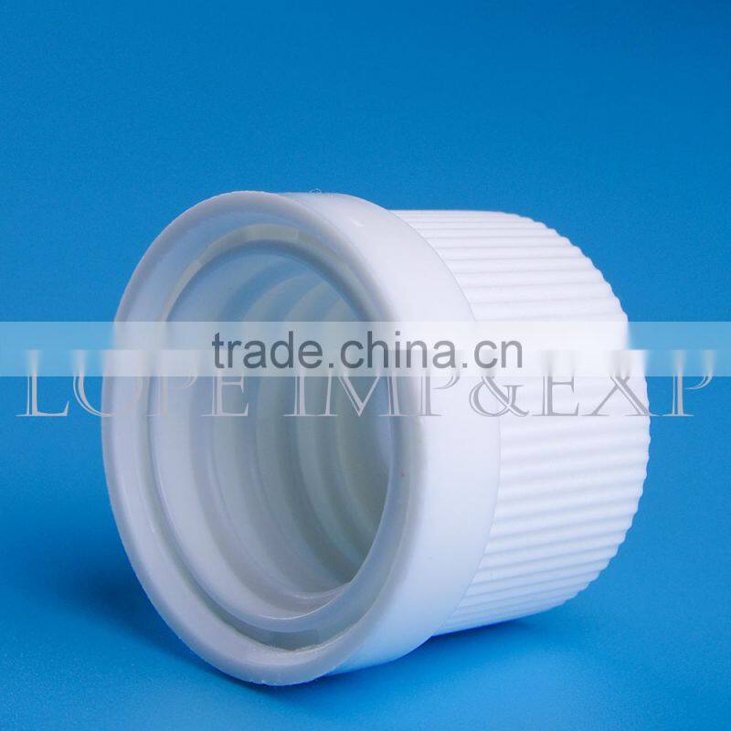18/410 White PP Childproof Dropper