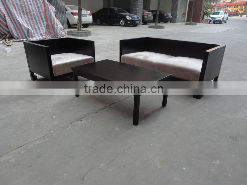 wooden hotel lobby sofa XYN511