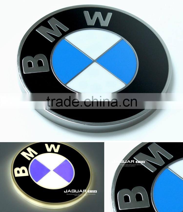 outdoor waterproof 3m car logo led lighting all car brands symbols sign