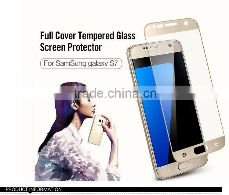 New 3D Glass Screen Galaxy S7 Screen Portector Curved Fit.