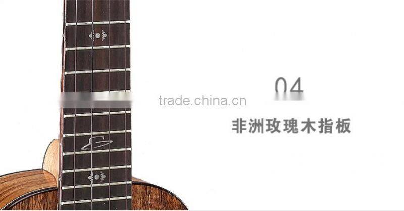 China made wholesale 23 inch solid mahogany wood ukulele