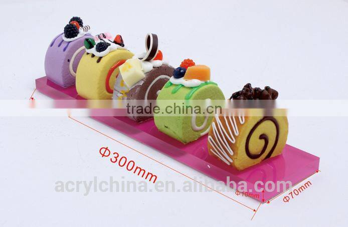 Acrylic Dessert display boards/lucite Cake display tray/bakery shop supplies