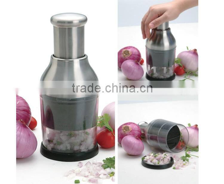 S/S ABS+PP+PS 21.6*9.2*9.2 Kitchen tools vegetable chopper/hand chopper/manual fruit&vegetable chopper