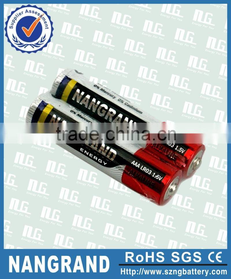 High performance aaa alkaline battery lr03