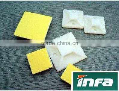 cable tie mount base nylon/plastic tie mounts base