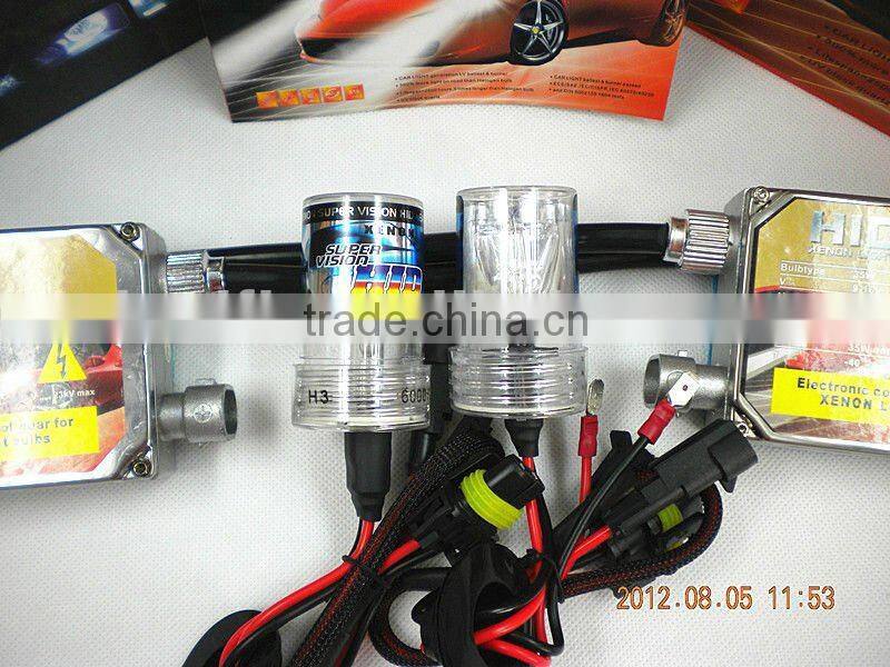 H3 real factory wholesale Car motorcycle HID xenon lamp kit 12V24V 35W 55W 75W 3000K-30.000K