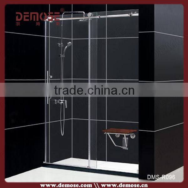 3 Glass Panel Shower Screen / Double Sliding Shower Door With Frame