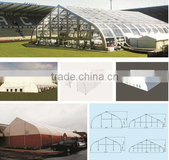 20m wide hight intensity curve tent