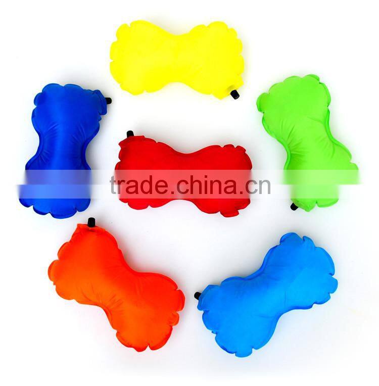 Outdoor travel TPU self inflatable camping pillow