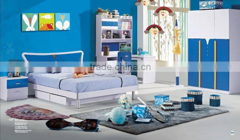 kids bedroom furniture / children bedroom set made in china 956
