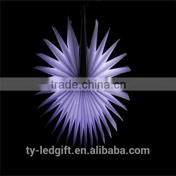 Factory direct sale products portable custom folding lamp book