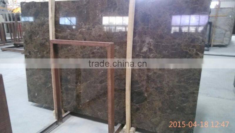 Spanish dark emperador marble slab