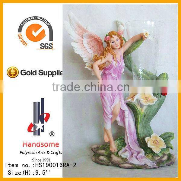 Resin antiquer small flower vase