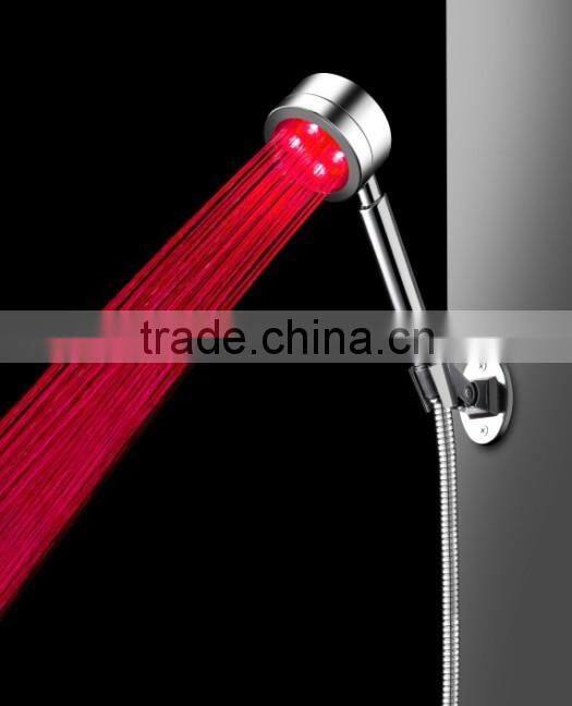 Temperature control shower head colorful handheld shower rain shower for bathe electric faucet