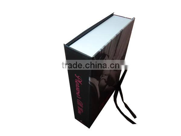 black fade book packaging box from china supplier