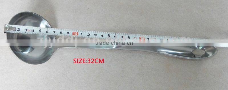 All Forged Handle Stainless Steel Soup Ladle