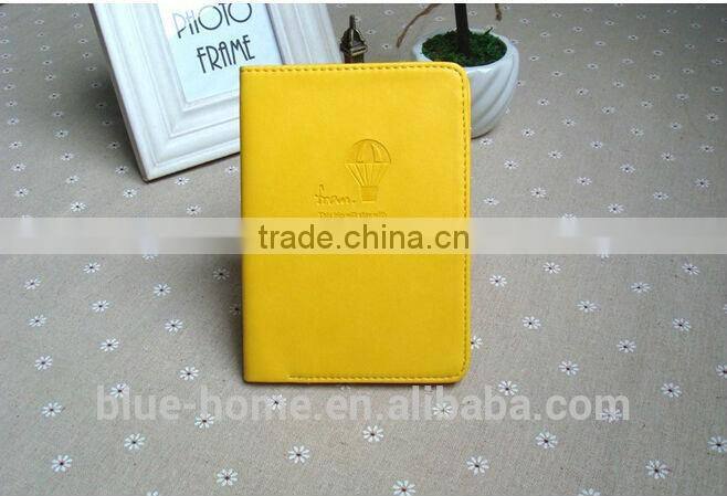 Charming fancy passport purse case Cute short multi pattern trip passport document holder with clear plastic inner