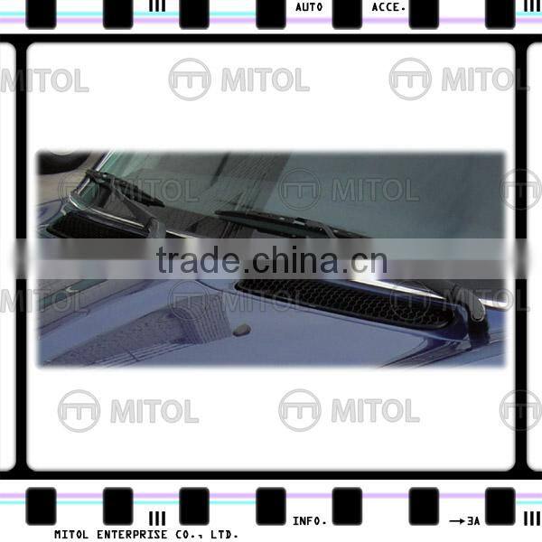 HOOD AIR SCOOP For Mini Cooper R53 01-06 Gloss Black ABS Cover