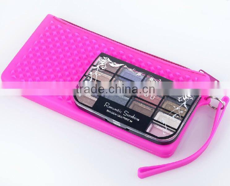 fashion cute bag fashion color jelly zipper pouch