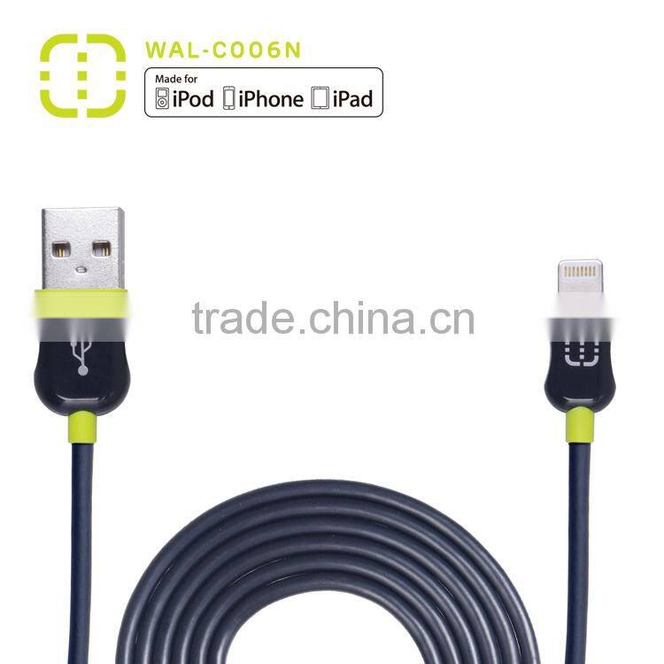 2015 New design mfi 8 pin cable certified for apple iphone6s